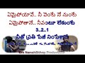 Emai Poyave (HD)(4K) Karaoke Telugu Lyrics |Padi Padi Leche Manasu | Sharwanand, Sai Pallavi
