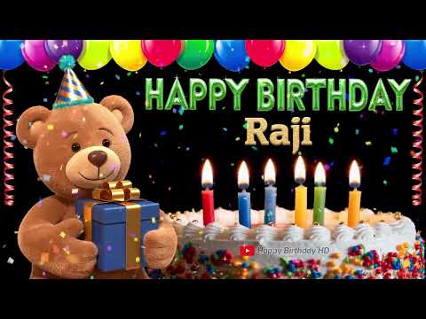 Raji Happy birthday To You - Happy Birthday song name Raji 🎁 🎂
