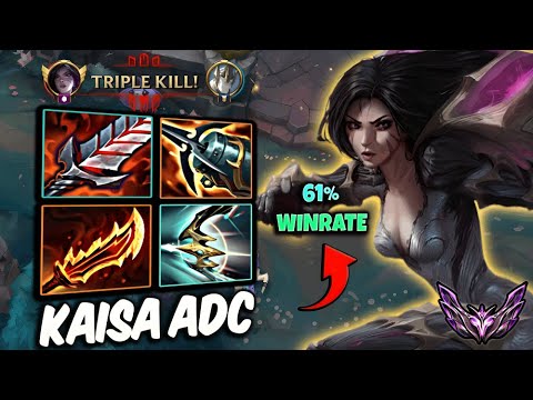 Kaisa vs Lucian ADC ( 61% WINRATE ) - Korea Master Patch 25.16 ✅