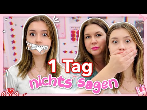 1 Tag lang NICHTS SAGEN Challenge in den PFINGST FERIEN! ౨ৎ Hält Ava das durch? 💜 Alles Ava