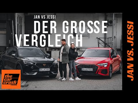 Cupra Formentor e-Hybrid vs. Audi S3 Limousine (2021) - Der GROSSE Vergleich: Jan vs. Jessi! 💪