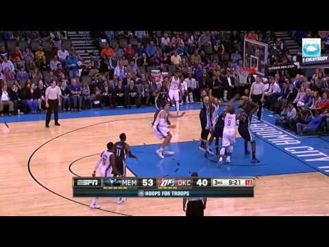 Steven Adams Highlights vs Grizzlies 11.7.2014 - 13pts 11reb