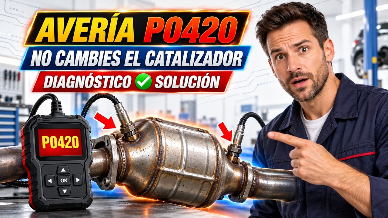 Código P0420: diagnóstico del catalizador y las sondas lambda