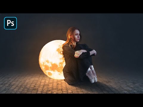 Make a Fantasy Glowing Moon - Photoshop