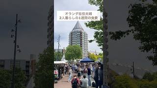 オランダ在住夫婦の1週間の食費🇳🇱日本にいた時の2倍❗️#ヨーロッパ在住 #海外生活 #物価 #食費