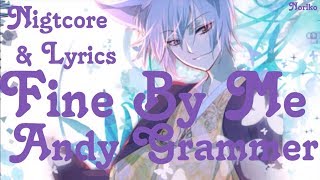 Download lagu Nightcore ⇢ Fine By Me mp3