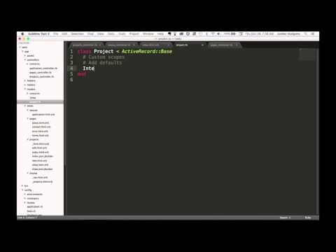 Purpose of model files in Rails