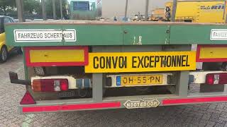 Nooteboom OVB-48-03V  Extendable 7.95 to 21.65 m. 3 axles forced steering. flatbed semi-trailer | Image 4 - Autoline