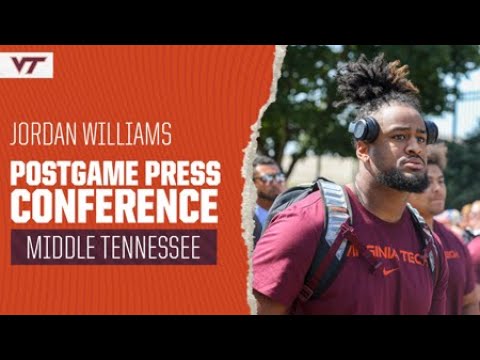 FB: Middle Tennessee  Postgame Press Conference (Jordan Williams)