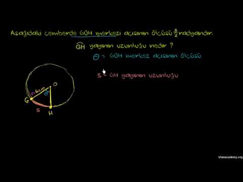 Örnek: Radyan Ölçüsü ve Yay Uzunluğu (Trigonometri) (Matematik)