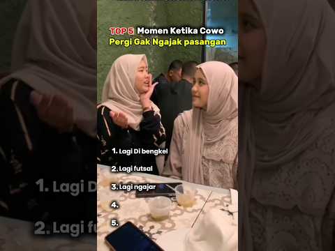 TOP 5 COWO PERGI GAK NGAJAK PASANGAN🤣#funnyvideo #funny #lucu #fyp #top5 #videolucu #viralvideo