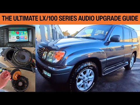 Restoring the Audio Sound System in a Lexus LX 470 / Toyota Land Cruiser 100 Series + Apple CarPlay!