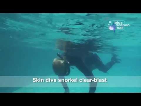 2014 PADI Divemaster Skills - Skin Dive Snorkel Clear Blast