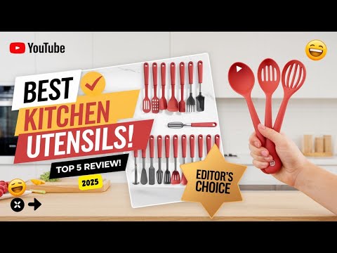 The 5 Best Kitchen Utensil Sets Review 2025 🔥 Every Home Chef & Top Picks!🍽️