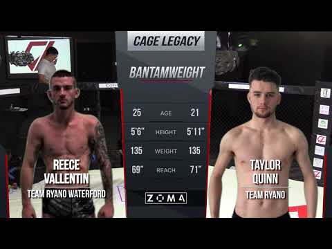 Reece Vallentin (Ryano Waterford) V Taylor Quinn (Ryano HQ) - Cage legacy 13