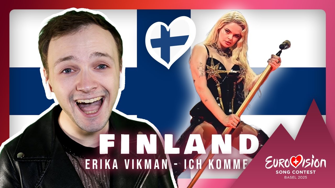LET'S REACT to "ICH KOMME" by ERIKA VIKMAN| FINLAND's SONG for EUROVISION 2025 Live UMK Performance