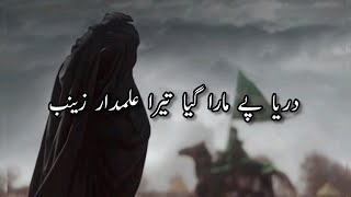 Zainab Zainab Full Noha with urdu Subtitles and ly