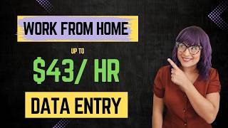Work From Home Data Entry Jobs | Remote Hiring No Degree, No Phones