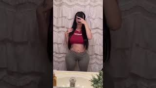 Braless no bra bouncy bouncing boobs dancing tiktok nip slip boob