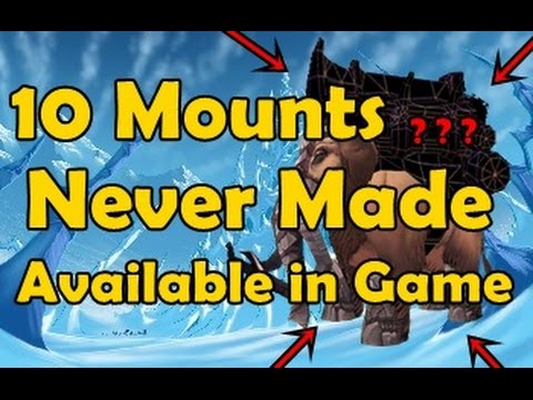 10 Mounts Never Made Available in Game