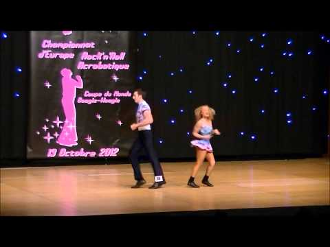 Ivan KLIMOV und Ekaterina TIKHONOVA World Masters Rock´n´Roll Genf 13.10.2012 Foot technique