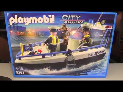 Playmobil 5263 City Action Airport Patrol Boat