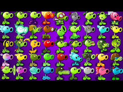 All Pea Plants LEVEL 1000 Power-Up! vs Dark Ages Final Boss in Plants VS. Zombies 2 Mod