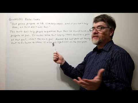 Tutor Nick P Quotes 31 Dalai Lama - Our Prime Purpose in Life Is ...