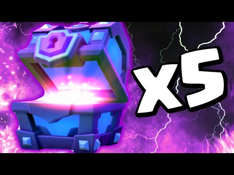 4 АРЕНА | ОТКРЫТИЕ 5 СУПЕР-МАГИЧЕСКИХ СУНДУКОВ В CLASH ROYALE