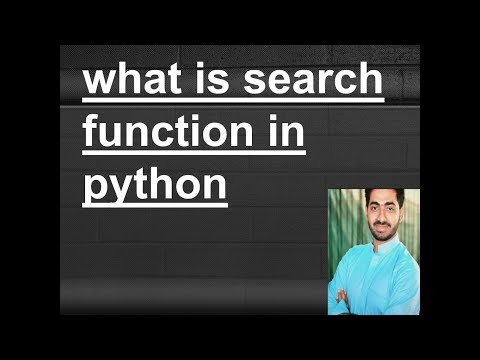 Matching Vs Searching Function In Python