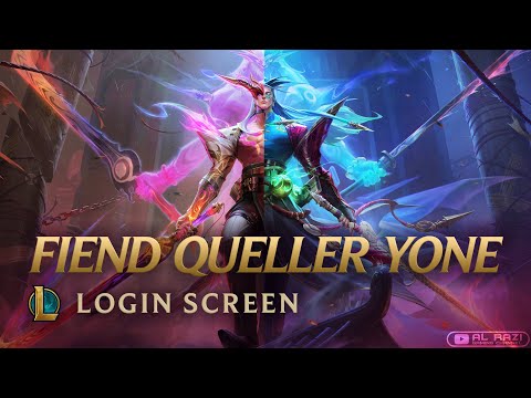 Fiend Queller Yone | Fiend Queller Music Theme | Login Screen - League of Legends [4K 60fps Animated