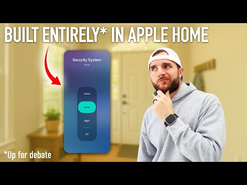 Native Apple Home Security System