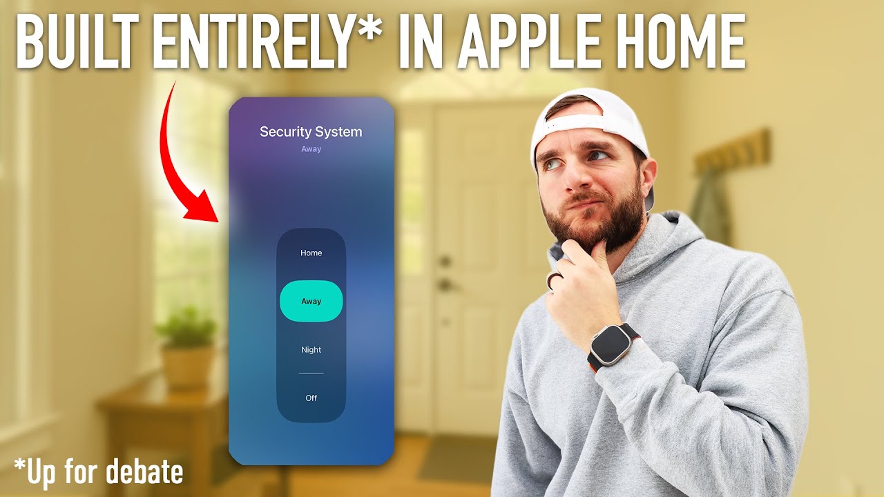Native Apple Home Security System