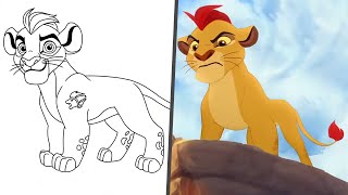 The Lion Guard! How to draw and color Kion