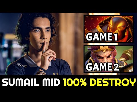 SUMAIL Mid Ember Spirit & Monkey King — 100% Destroy Enemies