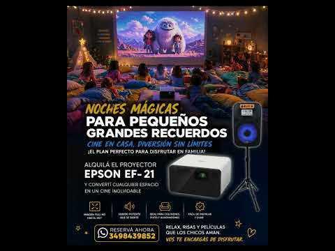 alquiler de proyector para cumples o Pijama de los más pequeños de casa .!!! san justo santa fe