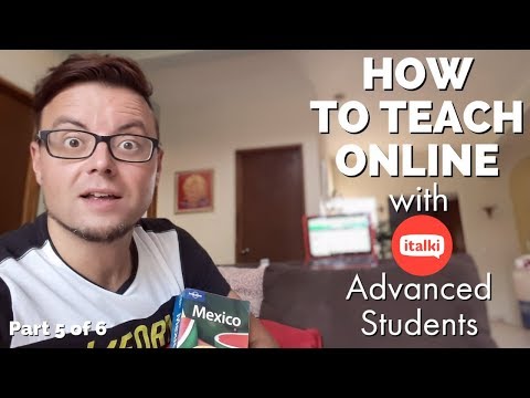 ITALKI ADVANCED STUDENTS | HOW to TEACH ENGLISH ONLINE with ITALKI 👨‍🎓 | THE TAO OF DAVID