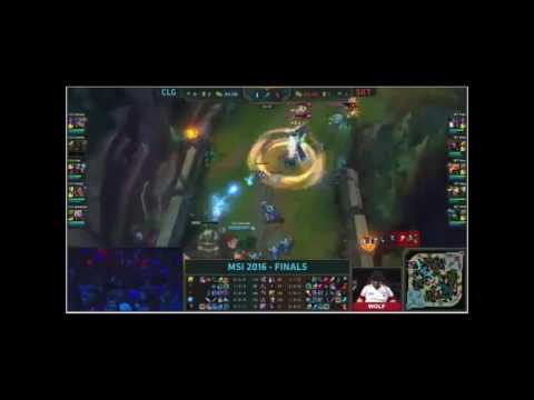 League of Legends - MSI 2016 Finals - CLG vs SKT - Highlights Game 1