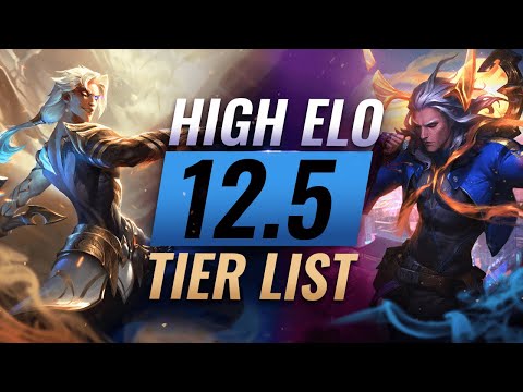 Best High Elo Champions Tier List For Patch 12.5 - League of Legends Season 12