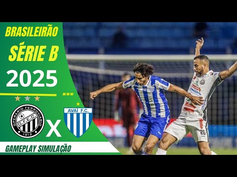 OPERÁRIO-PR 0X0 AVAÍ MELHORES MOMENTOS BRASILEIRÃO SÉRIE B HOJE SIMULAÇÃO NO PES 21 