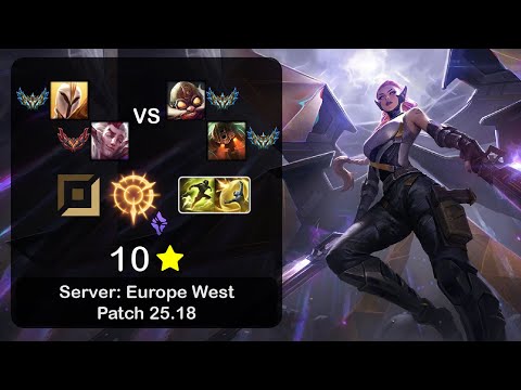 Kayle APC + Rakan vs Corki + Nautilus - EUW Challenger - Patch 25.18