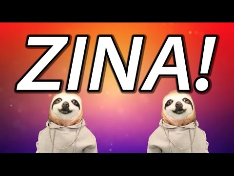HAPPY BIRTHDAY ZINA! - SLOTH HAPPY BIRTHDAY RAP