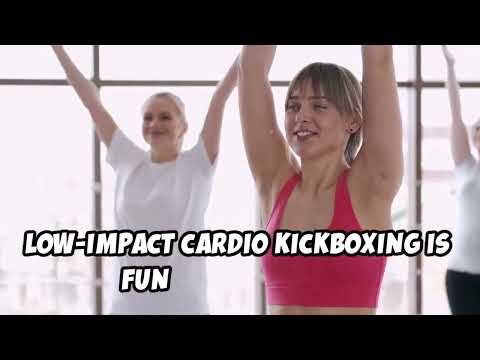 Easy on the Knees Kickboxing Blend   Low Impact Cardio Workout for Beginners
