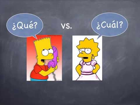 Qué v. Cuál