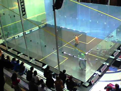 MONTREAL: PSA Squash Open in the Forum 2014. Final - End game