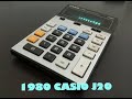 I Found A 1980 Casio J20 Calculator And It Is Really COOL