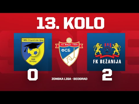 STUDENTSKI GRAD - BEŽANIJA (14.11.2025.), Zonska liga Beograd, 13. kolo