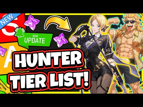NEW HUNTER TIER LIST! LAURA WALKER! CRAZY BUFFS!! BEST HUNTER!? UPDATED! [Solo Leveling: Arise]