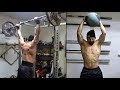 Vlog #80: Strict Press PR 170lbs x 5x3 | Larsen Press 195lbs x 5x5 | Seal Rows & Medicine Ball Slams