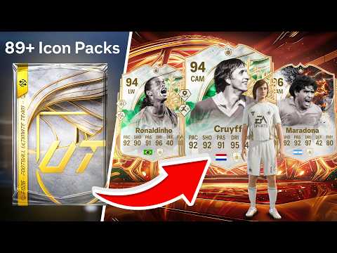 I Opened 40 x 89+ Encore Icon Upgrade Packs in FC 26!